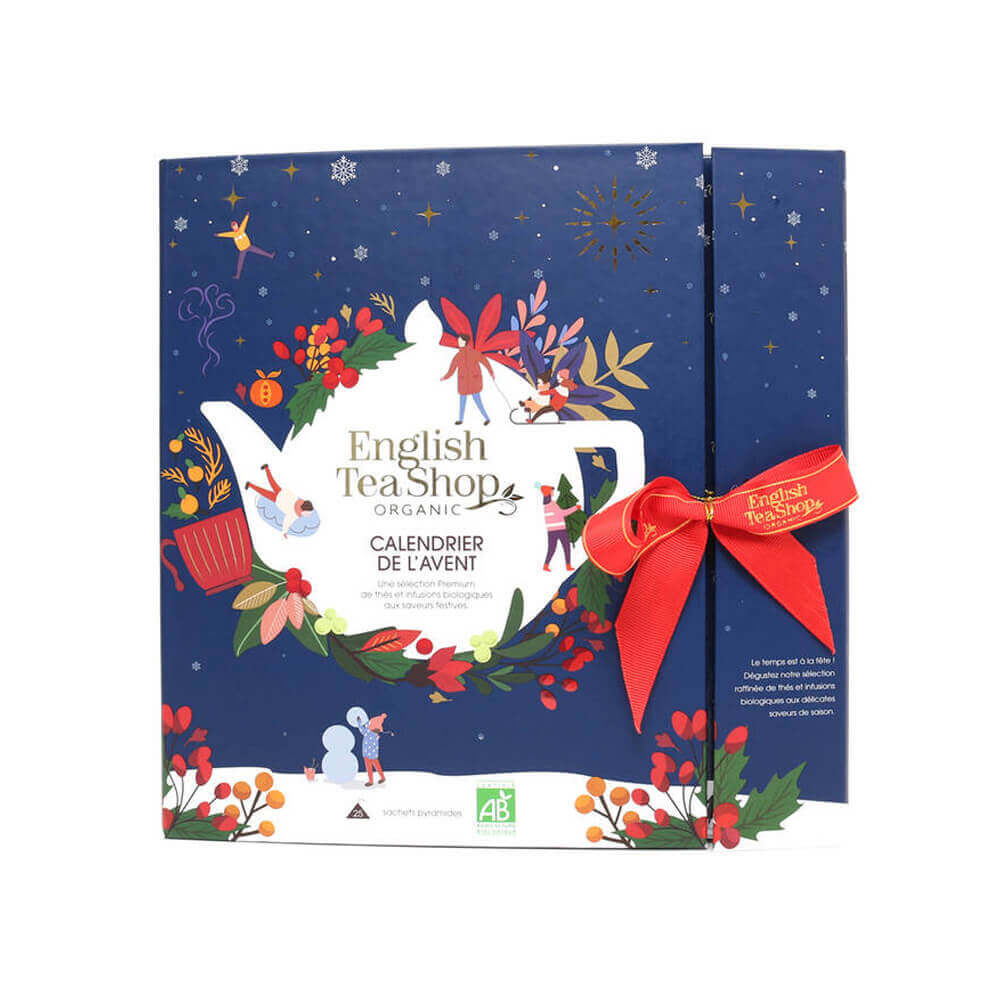 English Tea Shop Book Style Advent Calendar